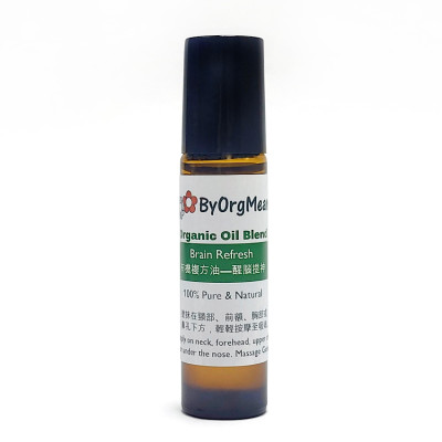 ByOrgMeans 有機複方油—醒腦提神 10ml 走珠裝 GEF1047